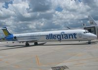 N877GA @ SFB - Pulling to the gate at Sanford. - by paulp