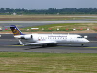 D-ACRQ @ EDDL - Canadair RJ200 D-ACRQ Lufthansa Regional - by Alex Smit