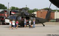 99-26837 @ LFI - Virginia National Guard drawing a crowd with a Blackhawk