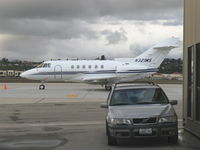 N321MS @ CMA - 2001 Raytheon HAWKER 800XP extended performance business jet, two Honeywell TFE-731-5BR-1H turbofans 4,660 lb st each - by Doug Robertson