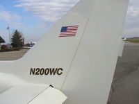 N200WC @ KLVN - Parked on the ramp at Airlake. - by Mitch Sando