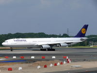 D-AIFF @ EDDL - Airbus Industries A340-313 D-AIFF Lufthansa - by Alex Smit