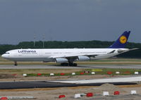 D-AIGO @ EDDL - Airbus Industries A340-313 D-AIGO Lufthansa - by Alex Smit