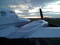 HB-LQZ @ EDFE - Sunset in Egelsbach - by Motty Bar-On