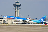 F-OLOV @ KLAX - Tahitian beauty rotating on rwy 25R. - by Philippe Bleus