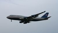 N128UA @ KORD - Boeing 747-400 - by Mark Pasqualino