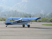 N91KR @ SZP - 2003 Aviat Aircraft, Inc. A-1B HUSKY, Lycoming O-360 180 Hp, landing roll Rwy 22 - by Doug Robertson
