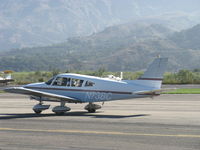 N73BC @ SZP - 1973 Piper PA-28-180 CHALLENGER, Lycoming O&VO-360 180 Hp, taxi back - by Doug Robertson