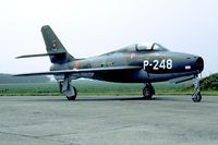 P-248 @ EHDL - For the 75th aniversary of the Nethrelands AF a number of museum aircraft were put on display. This Thunderstreak was one of these. - by Joop de Groot