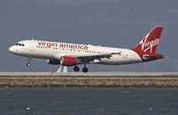 N631VA @ KSFO - Seconds before touchdown on rwy 28L - by Philippe Bleus