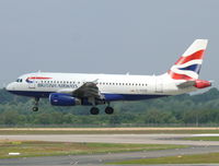 G-EUOB @ EDDL - Airbus Industries A319-131 G-EUOB British Airways - by Alex Smit