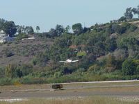 N6393C @ POC - Low take off from 26R at Brackett - by Helicopterfriend