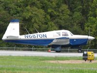N6870N @ DTN - About to take off from Downtown Shreveport. - by paulp