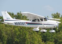 N5929T @ DTN - Landing at Downtown Shreveport. - by paulp