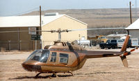 N3172C - Bell 206B at Gail, TX ( Borden County Sheriff Department? ) - by Zane Adams
