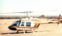 N21166 - Bell 206B at Gail, TX ( Texas Department of Public Safety? ) - by Zane Adams