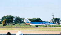 N104RB @ AFW - Starfighters Demonstration Team CF-104D landing at the 2003 Alliance Airshow - by Zane Adams