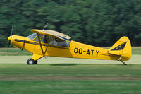 OO-ATY @ EBDT - landing at Schaffen