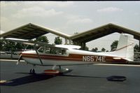 N6574E @ FRG - As seen at Republic Airport, Long Island in 1977 - by Peter Nicholson