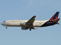 OO-VBR @ LEBL - Clear to land RWY 25R. - by Jorge Molina