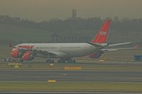 PT-MSL @ LOWW - TAM  A-340-541 after the engine test of the Austrian technology - by Delta Kilo