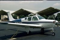 N7943K @ FRG - This Debonair was seen at Republic Airport on Long Island in 1977. - by Peter Nicholson