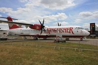 VT-KAT @ EGLF - Taken at Farnborough Airshow on the Wednesday trade day, 16th July 2009 - by Steve Staunton