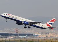G-BPEC @ LEBL - Taking off RWY 25L. - by Jorge Molina