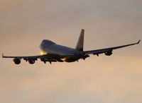 B-2441 @ LEBL - Taking off at dusk. - by Jorge Molina