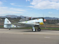 N57418 @ CMA - 1942 North American AT-6B TEXAN, P&W R-1340 600 Hp, taxi to CAF, SoCal Wing after landing Rwy 26 - by Doug Robertson
