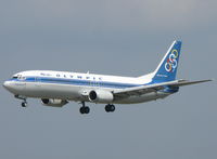 SX-BKE @ EDDL - Boeing B737-484 SX-BKE Olympic - by Alex Smit