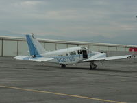N56795 @ POC - Resting in Bone yard at Brackett - by Helicopterfriend