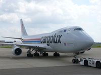 LX-GCV @ EHBK - Boeing B747-4R7F (SCD) LX-GCV Cargolux - by Alex Smit