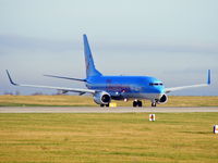 G-FDZA @ EGCC - Thomson - by chris hall