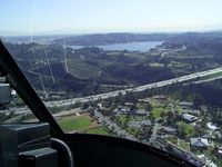 N305RB @ POC - Looking southeast from west of Brackett inbound - by Helicopterfriend