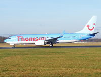 G-FDZA @ EGCC - Thomson - by chris hall