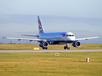 G-EUUY @ EGCC - British Airways - by chris hall