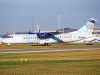 EI-REL @ EGCC - Aer Arann - by chris hall