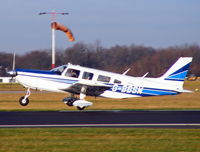 G-BBSM @ EGCC - departing from Manchester - by chris hall