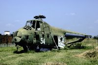 54 @ LBPD - This helo is in a very bad shape. It's on a dump behind the museum. - by Joop de Groot