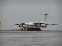 RA-76484 @ BIKF - IL-76 on FBO ramp (former military) at Keflavik, Iceland - by John J. Boling