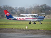G-BNHJ @ EGSF - Cessna 152 visiting Conington