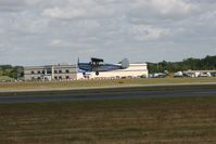 G-AKVF @ EGLF - Taken at Farnborough Airshow on the Wednesday trade day, 16th July 2009 - by Steve Staunton