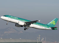 EI-DVF @ LEBL - Taking off RWY 25L. - by Jorge Molina
