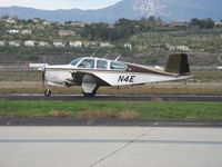 N4E @ CMA - 1975 Beech V35B BONANZA, Continental IO-520-B 285 Hp, taxi to Rwy 26 - by Doug Robertson