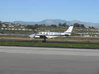 N552WM @ CMA - 1977 Cessna 340A, two Continental TSIO-520-NB 310 Hp each, turbocharged & fuel-injected, pressurized, taxi to Rwy 26 - by Doug Robertson