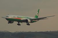 B-16701 @ LOWW - Eva Air B 777  finale RWY 34 - by Delta Kilo