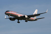N654A @ DFW - American Airlines 757 on approach to DFW