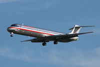 N110HM @ DFW - American Airlines MD-80 on approach to DFW