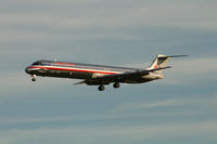 N9302B @ DFW - American Airlines MD-80 on approach to DFW